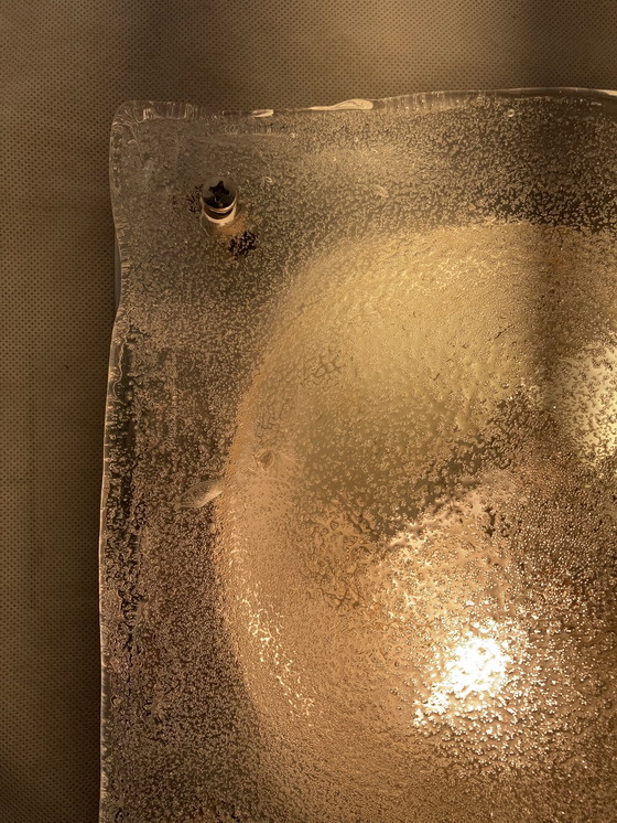 Image 1 of Applique Murale vintage 70’S verre de Murano travail Italien 