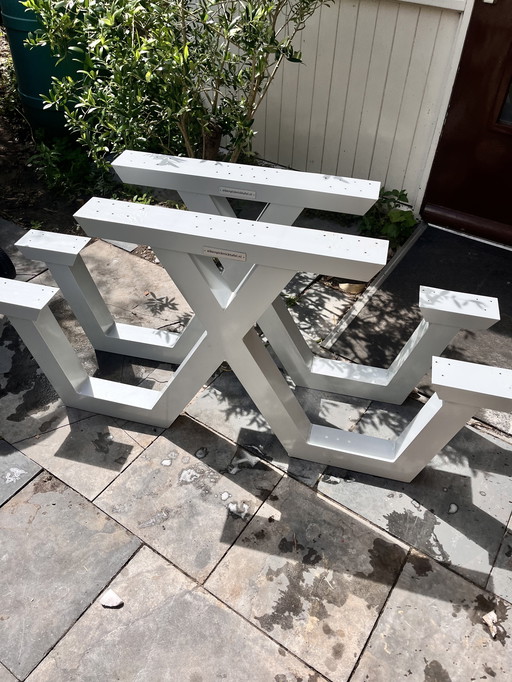 Picnic table base lightweight aluminum