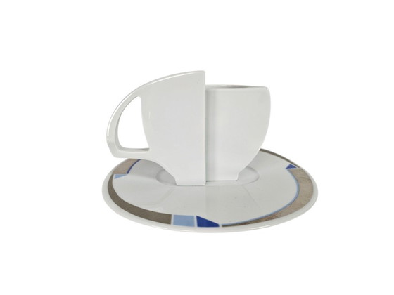 Image 1 of Rosenthal - Studio Line - Memphis style - Antje Bruggemann - Kunstlertasse Nr. 24 - Germany -.