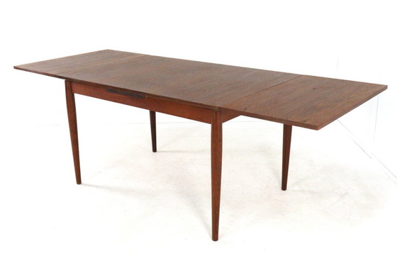 Image 1 of Lübke extendable rectangular dining table vintage