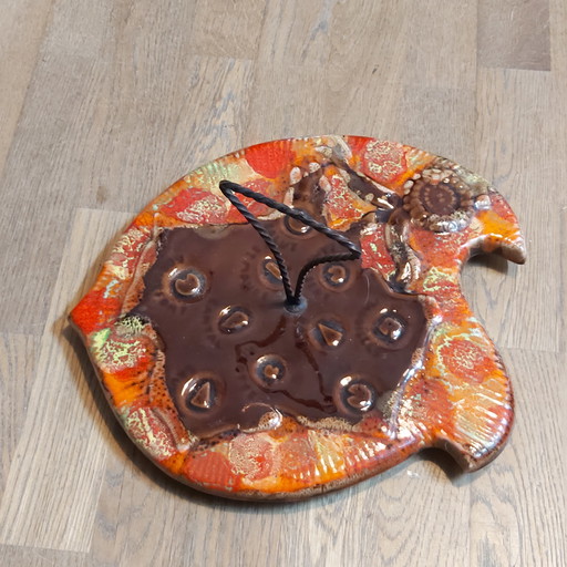 Vassoio in ceramica francese Vallauris per formaggi, pasticcini, ...