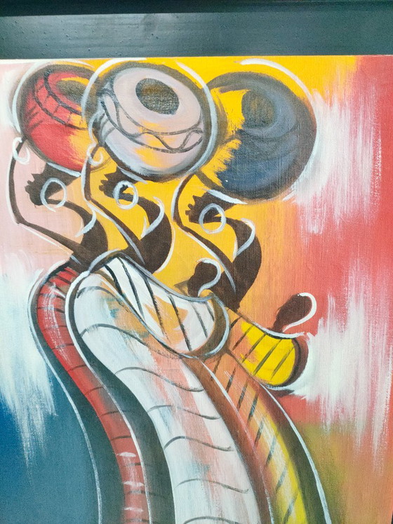 Exclusive Abstract and Optically Illusionistic Artwork in a Luxury Black Box Frame – Paintings & Drawings (photo 6 of 11)