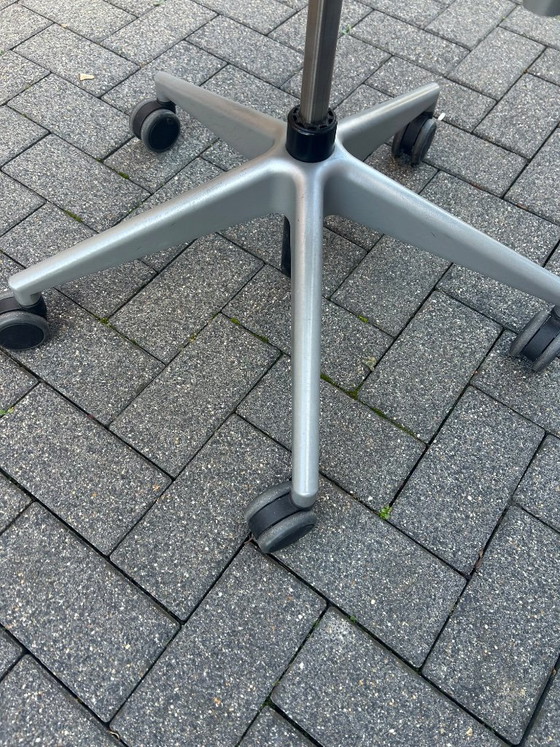 Sedia da ufficio nera con rivestimento in tessuto, Steelcase Please bureaustoel, Sedie da ufficio, Tessile (foto 7 di 7)