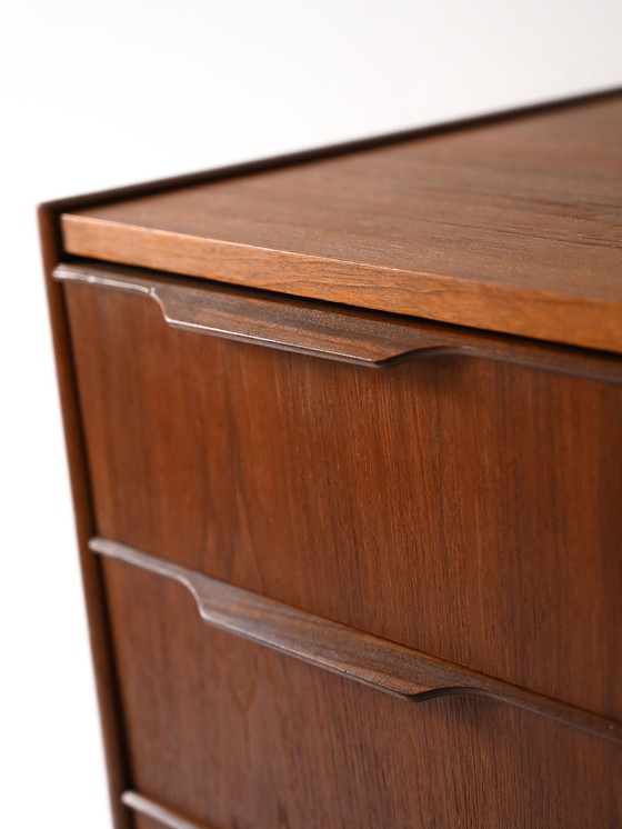 Image 1 of Commode danoise vintage en teck, 1960 - Finition foncée