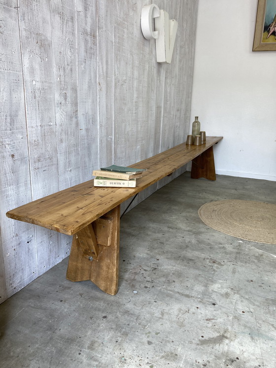 Image 1 of Vintage Farm Bench