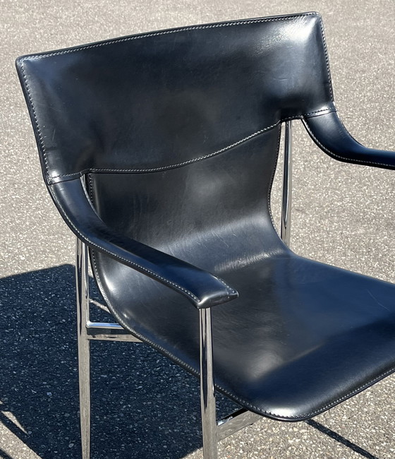 Image 1 of Set van 4 stoelen Fasem Italië, ontwerp Giancarlo Vegni & Gianfranco Gualtierotti