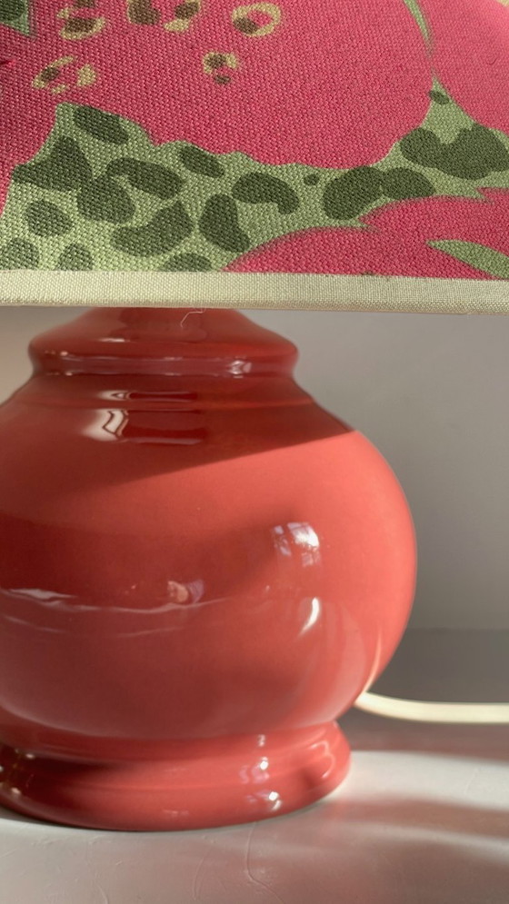 Image 1 of Vintage Ceramic Leopard Lamp