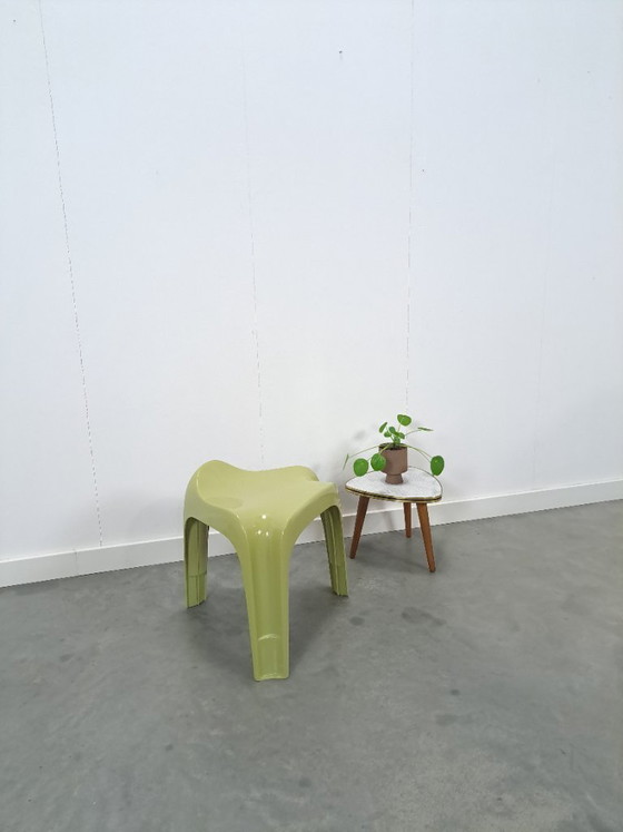 Image 1 of Sgabello Casala in plastica verde, Germania Ovest