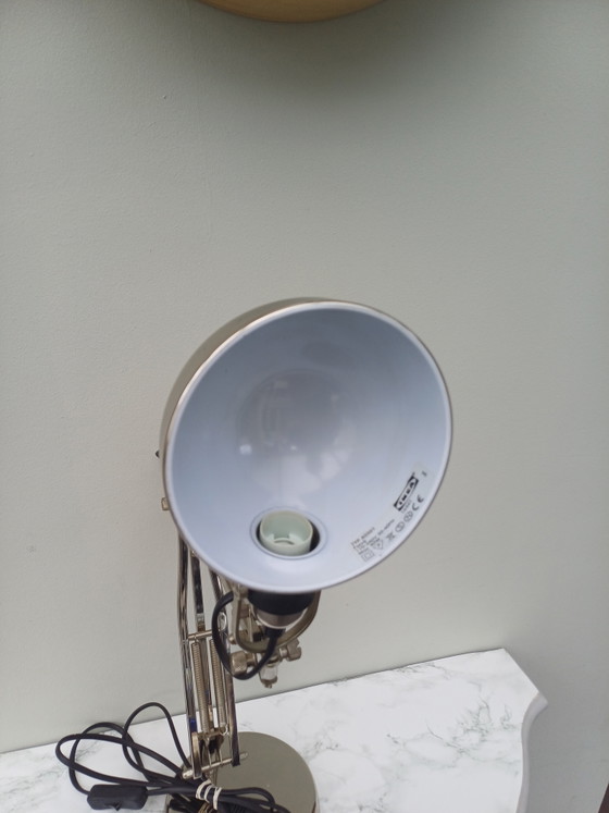 Image 1 of Lampada da scrivania vintage Ikea MCM color argento