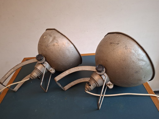 Set aus zwei großen Industriestrahlern