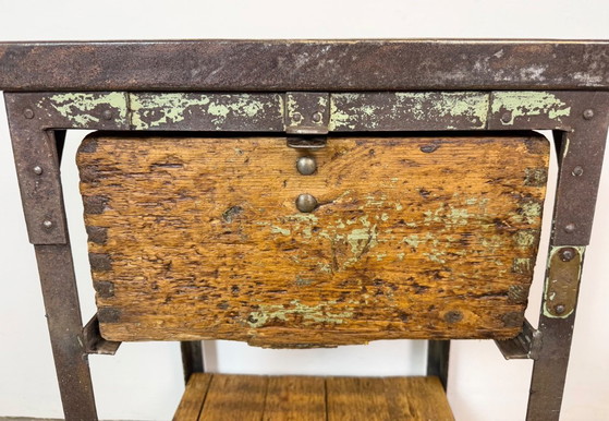 Industrial Chest of Drawers, 1950s – Iron (photo 13 of 17)