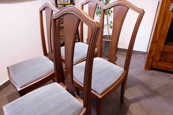 Image 1 of Ensemble de 4 chaises de salle à manger Art Nouveau