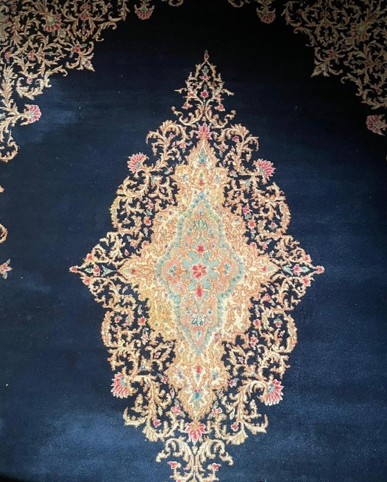 Image 1 of Antiker Kerman-Orientalischer Teppich aus dem Iran