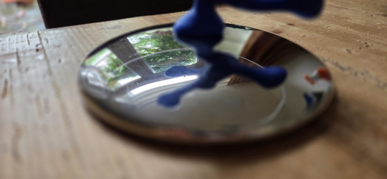 Alessi Cake Stand Running Man – Kitchen accessories, Metal, Glass (photo 3 of 5)