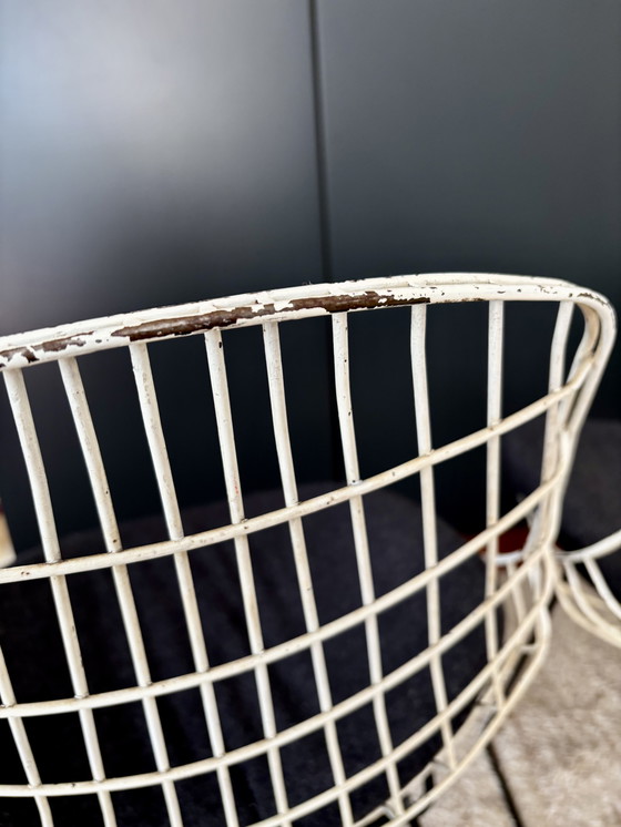 Image 1 of 2x draadstoel met kussens SM05 Cees Braakman voor Pastoe