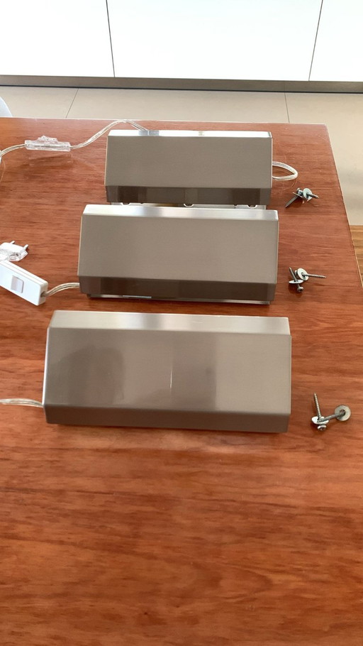 Massive drie bedlampjes art nr 74317-61