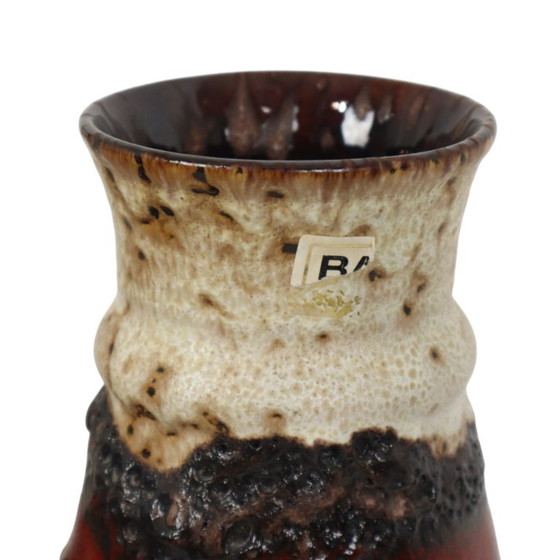 Ensemble de 3 vases Fat Lava en faïence d'Allemagne de l'Ouest – Bay Keramik, Ceramic (photo 6 of 13)