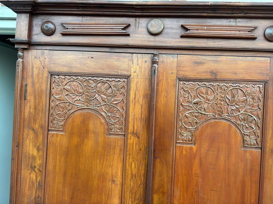 Image 1 of meuble bar classique en bois de cerisier