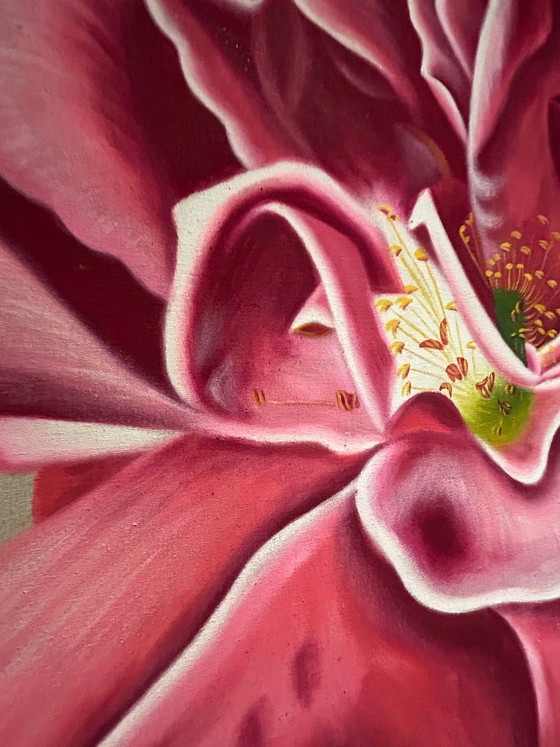 Image 1 of peinture contemporaine " fleur " 