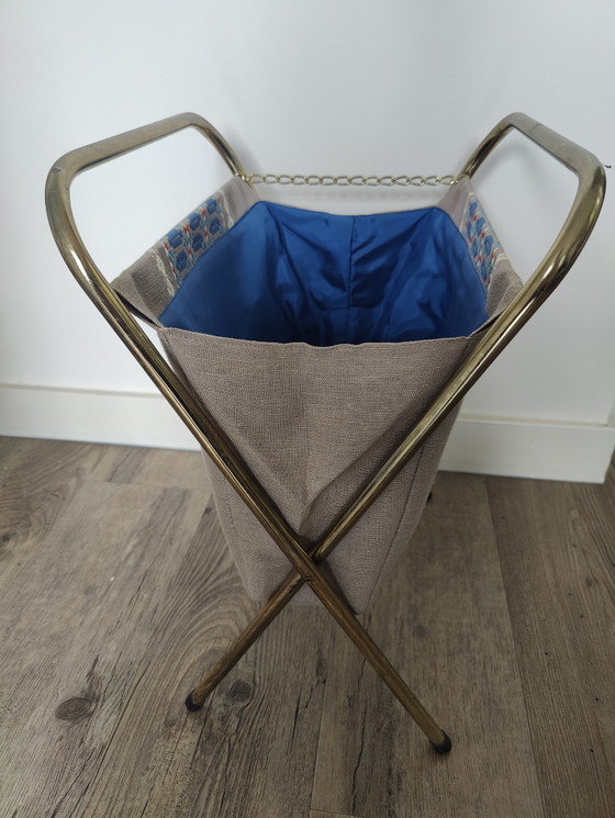 Vintage Scandinavische Lectuurbak / Handwerkmand – Mid-Century Modern uit Norrköping (Zweden) (photo 2 of 5)