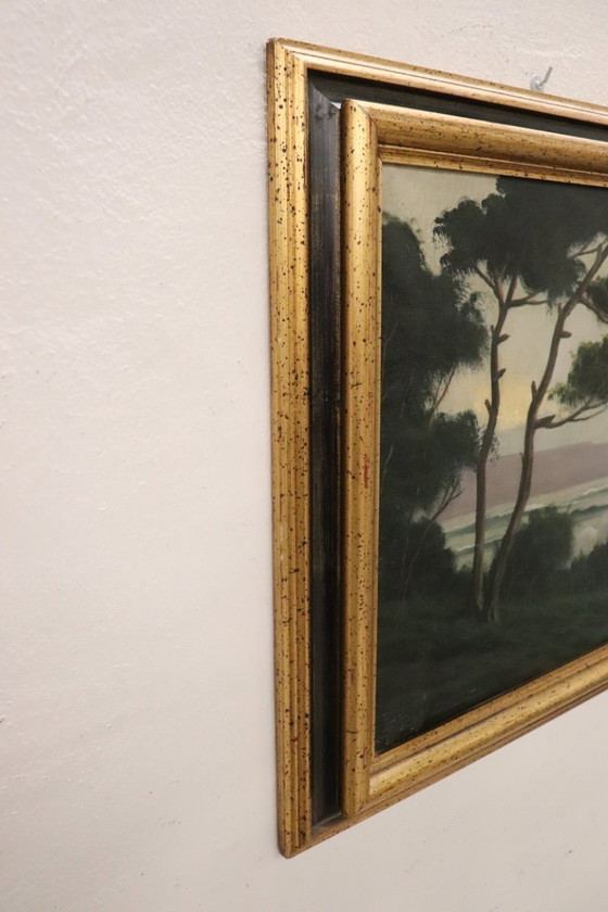 Image 1 of Olieverfschilderij op canvas gesigneerd L. Boulnois, Zeegezicht