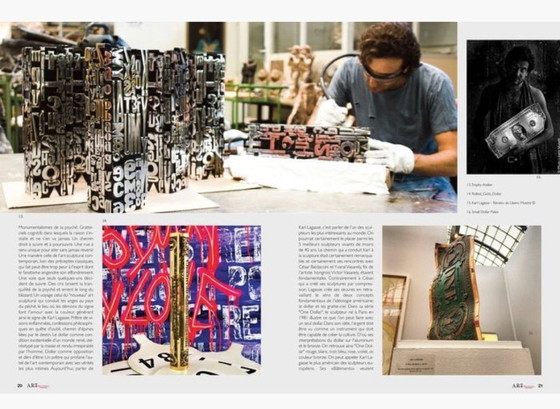 Image 1 of Karl Lagasse - New Art Dollar 37 - Zeefdruk van de kunstenaar