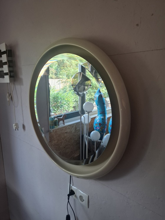 Image 1 of Vintage italiaanse spiegel met verlichting