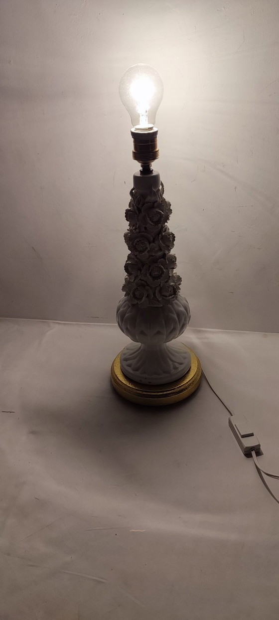 Image 1 of Keramische tafellamp uit Manises, Spanje, jaren 1970.