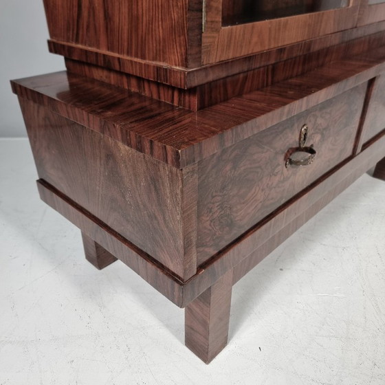 Art Deco Vitrine, 1970er Jahre – Holz (photo 9 of 11)
