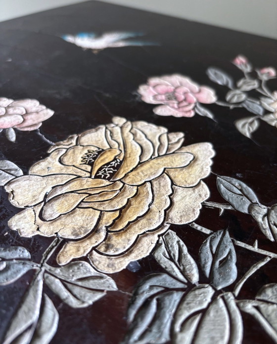 Image 1 of Coffret à objets précieux chinois incrusté de nacre (avec rapport d'expertise)