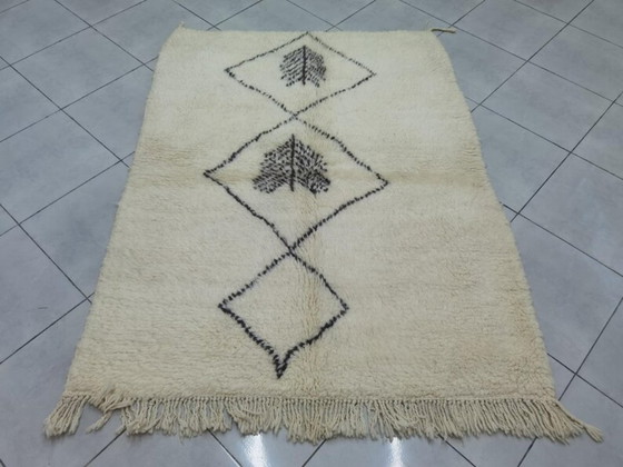 Image 1 of Tappeto marocchino in lana naturale, 225 cm x 325 cm