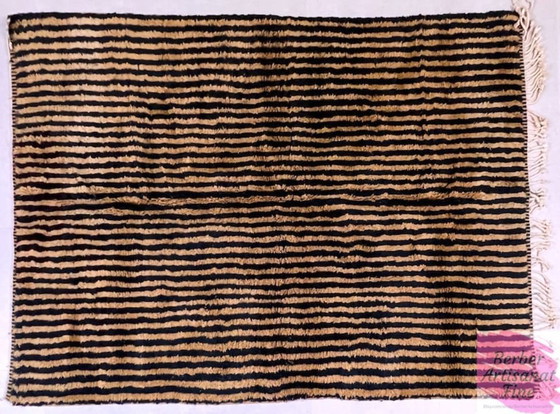 Image 1 of Marokkaans tapijt - 300x200cm Handgemaakt Berber tapijt - Tapijt op maat - Beni Ourain tapijt -