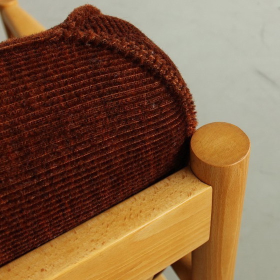 Image 1 of Een paar fauteuils uit Tsjechoslowakije, mid-century modern, vintage jaren 60/70, gerestaureerd.