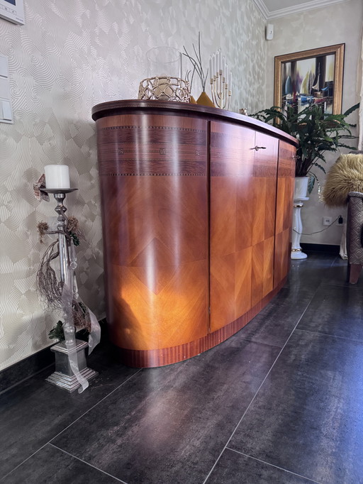 Groot Carpanelli dressoir - Italiaans luxe dressoir met inlegwerk