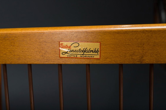 Image 1 of Stuhlset Modell 563 von Fredrik Kayser für Vatne Lenestolfabrikk, Norwegen, 1960er Jahre