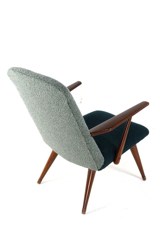 Image 1 of Akerblom Schwedisch Zweifarbiger Sessel Stuhl Vintage