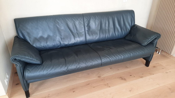 Image 1 of De Sede 3-Seater Sofa Leather Blue