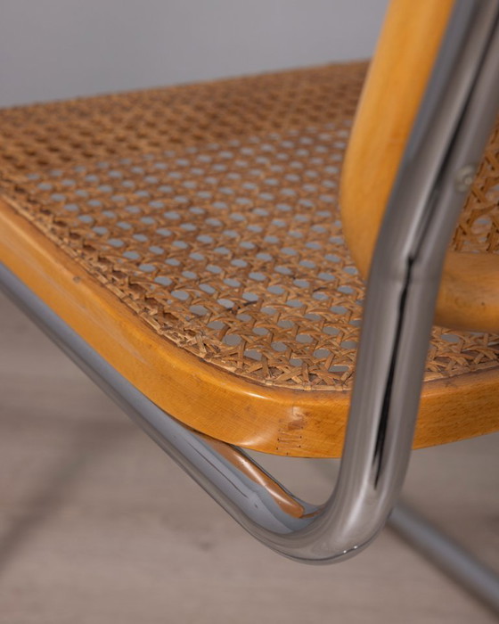 Image 1 of SET OF 4 VINTAGE CHAIRS FROM THE 1960S, CESCA MODEL, DESIGNED BY MARCEL BREUER FOR GAVINA