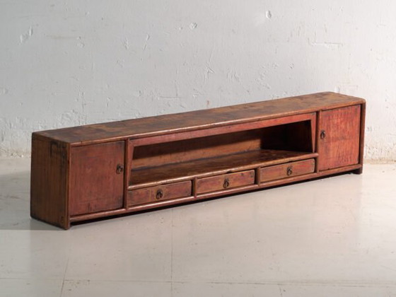 Mueble bajo antiguo de madera de olmo – China, circa 1900 – Aparadores, Iron (photo 6 of 40)