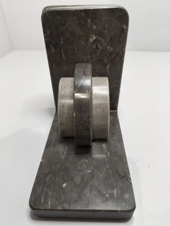 Art Deco marble bookends – Magazine rack, Stone (photo 6 of 9)