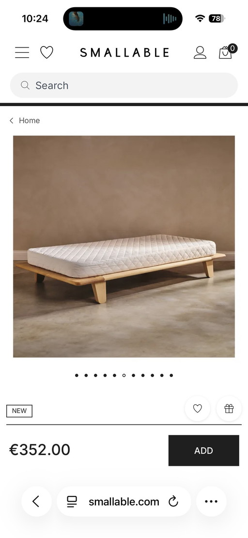 Charlie Crane Yomi Bedje inkl. matras / beschermer