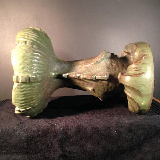 Art Deco Fisch-Obstschale aus Bouffioulx-Sandstein von Roger Guérin, 1925 – Geschirr (photo 8 of 13)