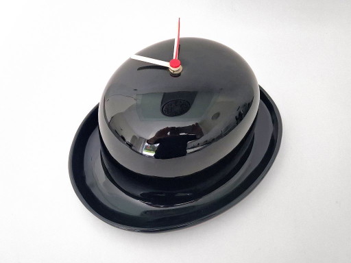 Bowler Hat Wall Clock – klokken, Ceramic (photo 2 of 8)