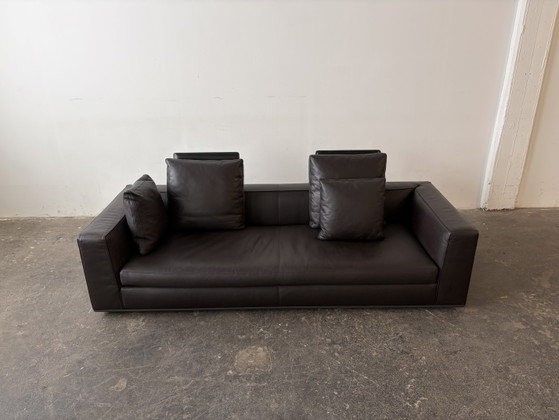 Minotti Powell Canapé Designer Cuir – Canapés 3 places, Leather (photo 3 of 14)