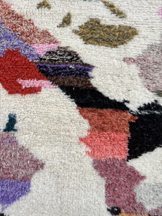 Image 1 of Moroccan Berber Hand Made Wool Rug 210X300 Cm