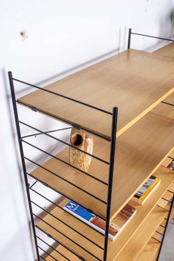 Image 1 of Vintage WHB String boekenkast, dressoir, kast, midden van de 20e eeuw