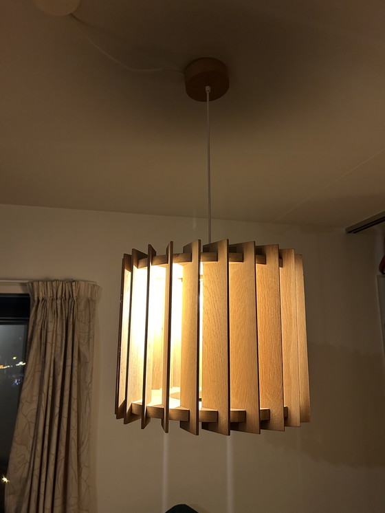 Image 1 of Samosa Solid Wood Lamp