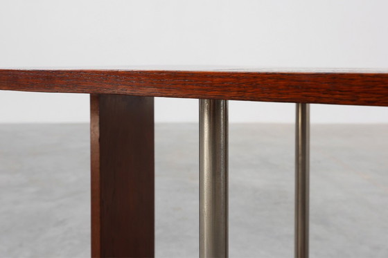 Image 1 of Tavolino quadrato Art Déco impiallacciato in rovere, Francia 1925 ca. 1925