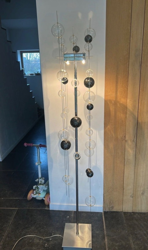 Design set – Sillux Niagara (floor lamp + 2 pendant lamps)