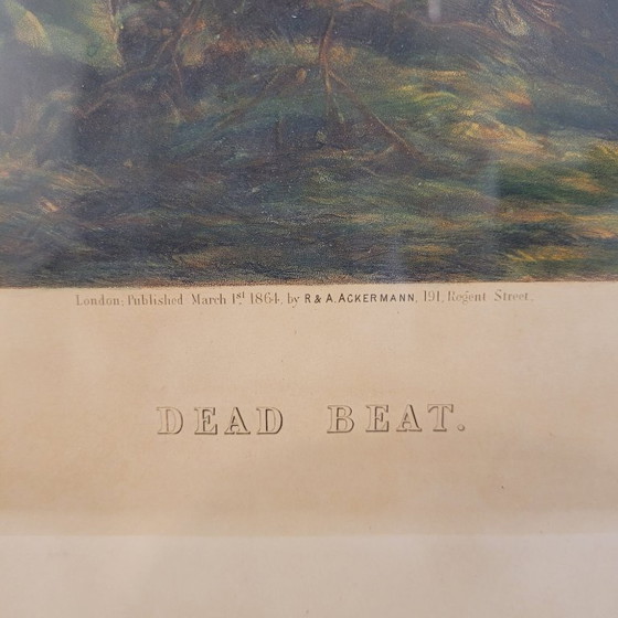 Image 1 of Gravure « Dead Beat », J. Harris et William J. Shayer, 1864 - Angleterre